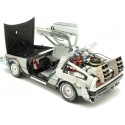 Cochesdemetal.es 1989 DeLorean DMC 12 con Accesorios y Luces "Trilogía Regreso al Futuro" 1:18 Hot Wheels Super Elite BLY44