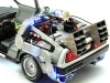 Cochesdemetal.es 1989 DeLorean DMC 12 con Accesorios y Luces "Trilogía Regreso al Futuro" 1:18 Hot Wheels Super Elite BLY44