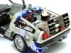 Cochesdemetal.es 1989 DeLorean DMC 12 con Accesorios y Luces "Trilogía Regreso al Futuro" 1:18 Hot Wheels Super Elite BLY44