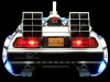 Cochesdemetal.es 1989 DeLorean DMC 12 con Accesorios y Luces "Trilogía Regreso al Futuro" 1:18 Hot Wheels Super Elite BLY44