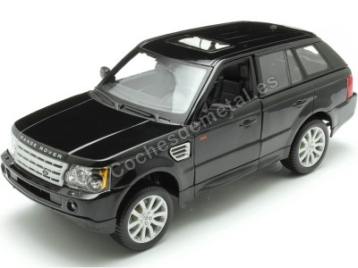 Cochesdemetal.es 2006 Land Rover Range Rover Sport Negro 1:18 Bburago 12069