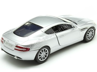 Cochesdemetal.es 2007 Aston Martin DB9 Coupe Plateado 1:24 Motor Max 73321 2