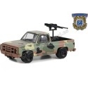 Cochesdemetal.es 1984 Chevrolet M1008 CUCV con Ametralladora Montada "Battalion 64 Series 3" Camuflaje 1:64 Greenlight 61030E