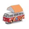 Cochesdemetal.es 1968 Volkswagen Type 2 Peace and Love "The Great Outdoors Series 2" 1:64 Greenlight 38030A