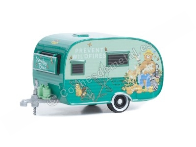 Cochesdemetal.es 1958 Caravana Catolac Deville Smokey Bear, Welcome To Our Den "Hitched Homes series 13" 1:64 Greenlight 34130A