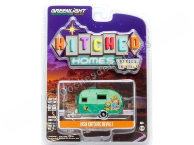 Cochesdemetal.es 1958 Caravana Catolac Deville Smokey Bear, Welcome To Our Den "Hitched Homes series 13" 1:64 Greenlight 34130A 2