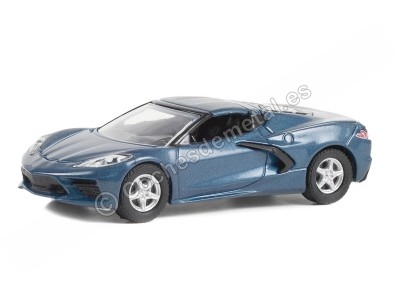 Cochesdemetal.es 2020 Chevrolet Corvette C8 Stingray 1LT "Barrett Jackson Series 11" Gris Sombra 1:64 Greenlight 37270E