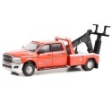 Cochesdemetal.es 2022 Dodge Ram 3500 Grúa "Dually Drivers Series 11" Rojo 1:64 Greenlight 46110F