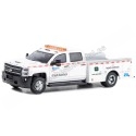 Cochesdemetal.es 2018 Chevrolet Silverado 3500 Departamento Transportes Florida (FDOT) "Dually Drivers Series 12" Blanco 1:64...