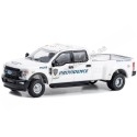 Cochesdemetal.es 2018 Ford F-350 Policía de Providence "Dually Drivers Series 12" Blanco 1:64 Greenlight 46120E