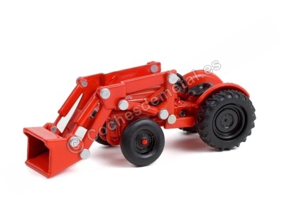 Cochesdemetal.es 1948 Tractor Ford 8N con Pala Frontal "Down on the Farm Series 6" Rojo 1:64 Greenlight 48060A