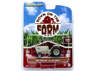 Cochesdemetal.es 1984 International 3088 Ejército Americano "Down on the Farm Series 6" Gris Mate 1:64 Greenlight 48060D 2