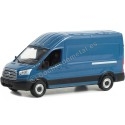 Cochesdemetal.es 2017 Ford Transit LWB Techo Alto "Route Runners Series 5" Azul 1:64 Greenlight 53050A