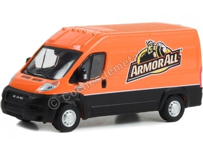 Cochesdemetal.es 2020 Dodge Ram Promaster 2500 Cargo Techo Alto Armor All "Route Runners Series 5" 1:64 Greenlight 53050E