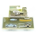 Cochesdemetal.es 1988 GMC S-15 Sierra + Remolque con Canoa y Kayac "Hitch & Tow Series 25" 1:64 Greenlight 32250C