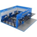 Cochesdemetal.es Taller Mecánico con Doble Puerta y Equipado con Armarios "Mopar" 1:64 Greenlight 57093