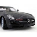 2010 Mercedes-Benz SLS AMG Gullwing Matt Black 1:18 Minichamps 100039027 Cochesdemetal 22 - Coches de Metal 
