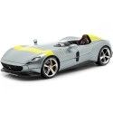 Cochesdemetal.es 2019 Ferrari Monza SP1 Barchetta Monoposto Gris Plata 1:18 Maisto 16013