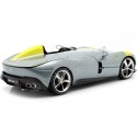 Cochesdemetal.es 2019 Ferrari Monza SP1 Barchetta Monoposto Gris Plata 1:18 Maisto 16013