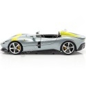 Cochesdemetal.es 2019 Ferrari Monza SP1 Barchetta Monoposto Gris Plata 1:18 Maisto 16013