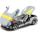 Cochesdemetal.es 2019 Ferrari Monza SP1 Barchetta Monoposto Gris Plata 1:18 Maisto 16013