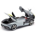 Cochesdemetal.es 2019 Ferrari Monza SP1 Barchetta Monoposto Gris Plata 1:18 Maisto 16013