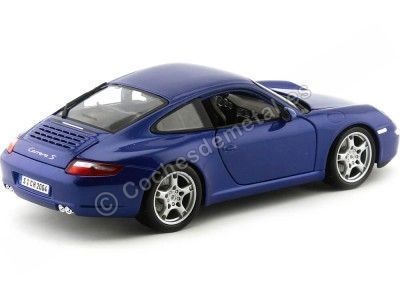 Cochesdemetal.es 2006 Porsche 911 Carrera S Azul Metalizado 1:18 Maisto 31692 2