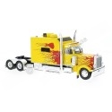 Cochesdemetal.es 2002 Peterbilt 379 Custom Amarillo/Rojo Decorado 1:43 IXO Models TR193.22