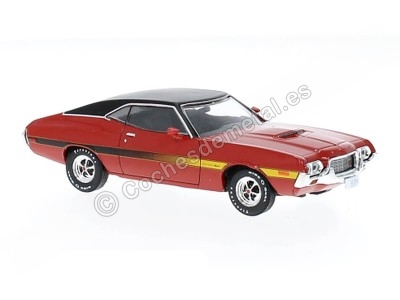 Cochesdemetal.es 1972 Ford Gran Torino Sport Rojo/Negro 1:43 IXO Models CLC565N.22 2