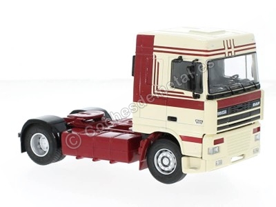 Cochesdemetal.es 1998 Cabeza Tractora DAF 95 XF 430 Beige/Granate Decorado 1:43 Premium ClassiXXs PCL47111