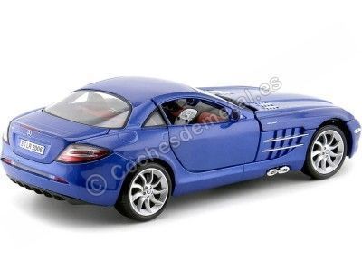 Cochesdemetal.es 2003 Mercedes-Benz SLR McLaren Azul Metalizado 1:18 Maisto Premiere 36653 2