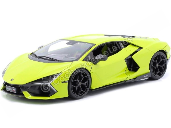 Cochesdemetal.es 2023 Lamborghini Revuelto Hybrid Verde 1:18 Maisto 31463-06487