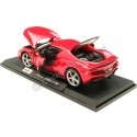 Cochesdemetal.es 2021 Ferrari 296 GTB Hybrid 830HP V6 Rojo 1:18 Maisto 16018