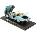 Cochesdemetal.es 1961 Jaguar Type "E" Cabriolet Azul Metalizado 1:18 Maisto 30165