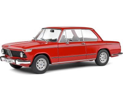 Cochesdemetal.es 1971 BMW 2002 Tii Turbo Evocation Rojo Verona 1:18 Solido S1808601