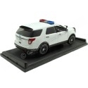 Cochesdemetal.es 2015 Ford Interceptor Utility Con Luces y Sonido Blanco 1:18 Motor Max 73995