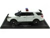 Cochesdemetal.es 2015 Ford Interceptor Utility Con Luces y Sonido Blanco 1:18 Motor Max 73995