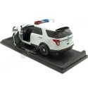 Cochesdemetal.es 2015 Ford Interceptor Utility Con Luces y Sonido Blanco 1:18 Motor Max 73995