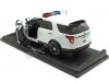 Cochesdemetal.es 2015 Ford Interceptor Utility Con Luces y Sonido Blanco 1:18 Motor Max 73995