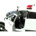 Cochesdemetal.es 2015 Ford Interceptor Utility Con Luces y Sonido Blanco 1:18 Motor Max 73995