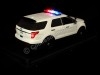 Cochesdemetal.es 2015 Ford Interceptor Utility Con Luces y Sonido Blanco 1:18 Motor Max 73995