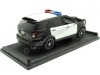 Cochesdemetal.es 2015 Ford Interceptor Utility Con Luces y Sonido Negro/Blanco 1:18 Motor Max 73996