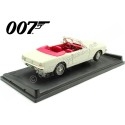 Cochesdemetal.es 1964 Ford Mustang 1/2 convertible "007 James Bond Goldfinger" Blanco 1:18 Motor Max 79833