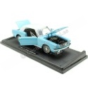 Cochesdemetal.es 1964 Ford Mustang 1/2 Hard Top "007 James Bond Operación Trueno" Azul 1:18 Motor Max 79834