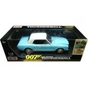 CARSDEMETAL.ES 1964 Ford Mustang 1/2 Hard Top "007 James Bond Operation Trueno" Blue 1:18 Max Motor 79834