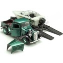 Cochesdemetal.es 1937 Ford Pickup Verde + Remolque Con Barco 1:24 Motor Max 73233 76012