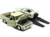 CARSDEMETAL.ES 1966 Chevrolet C10 Fleetside Beige + remorque avec bateau 1:24 MOTOR MAX 73355-76012