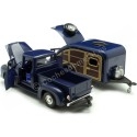 Cochesdemetal.es 1956 Ford F-100 Azul + Caravana Teardrop 1:24 Motor Max 73235 76083