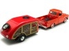 CARSDEMETAL.ES 1958 Chevrolet Apache Fleetline Red + Caravan Chardrop 1:24 Max Motor 79311-76083