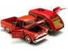 CARSDEMETAL.ES 1958 Chevrolet Apache Fleetline Red + Caravan Chardrop 1:24 Max Motor 79311-76083